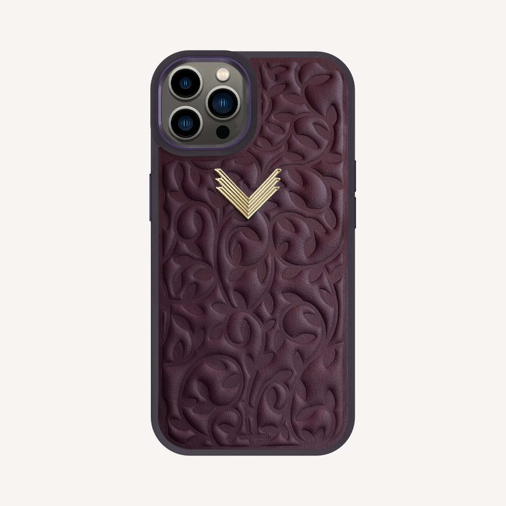 iPhone 12/ 12 Pro Phone Case, Calf Leather