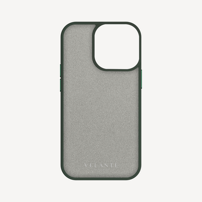 iPhone 14 Pro Phone Case, Calf Leather, Crocodile Texture