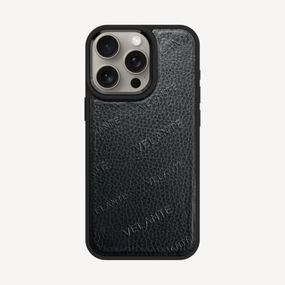 iPhone 15 Pro Max Phone Case, Calf Leather, Signature