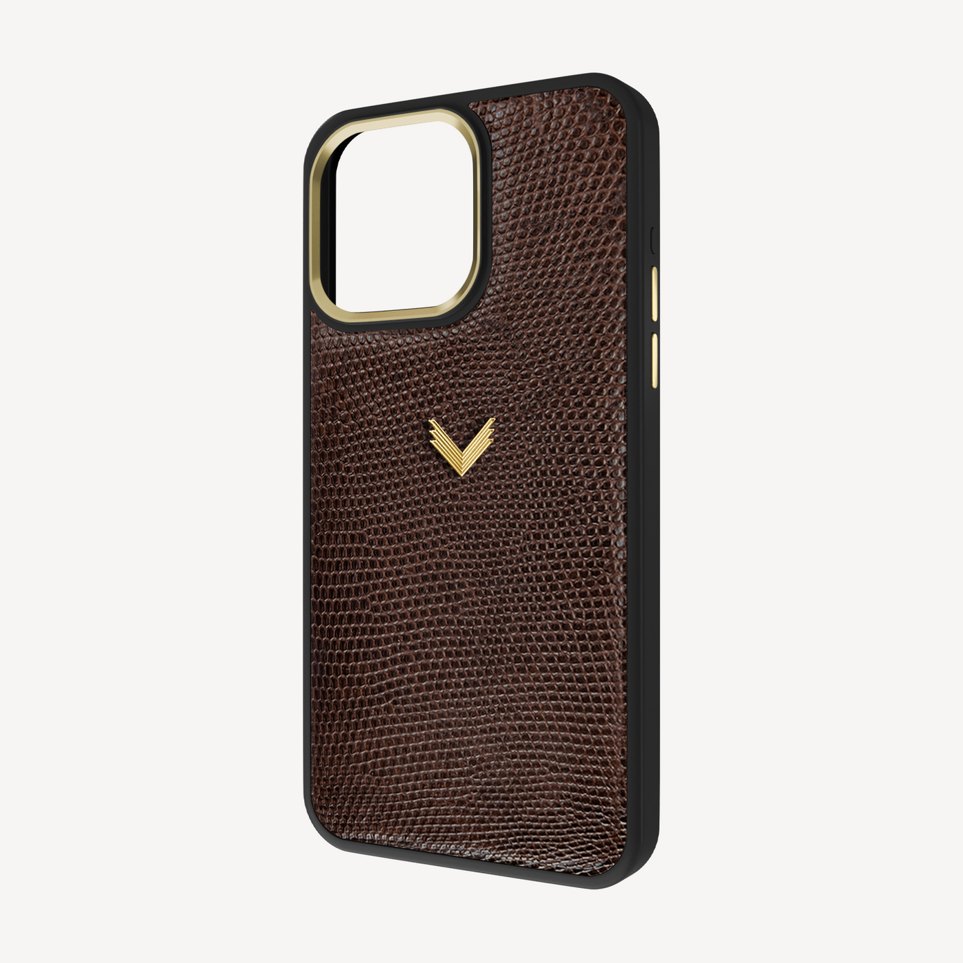 iPhone 15 Pro Max Phone Case, Iguana Leather