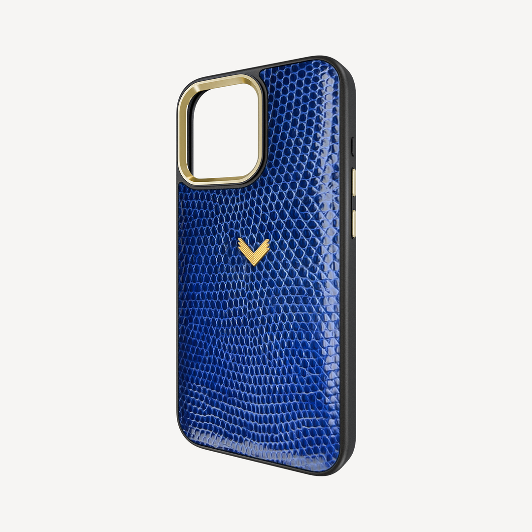 iPhone 16 Pro Phone Case, Iguana Leather