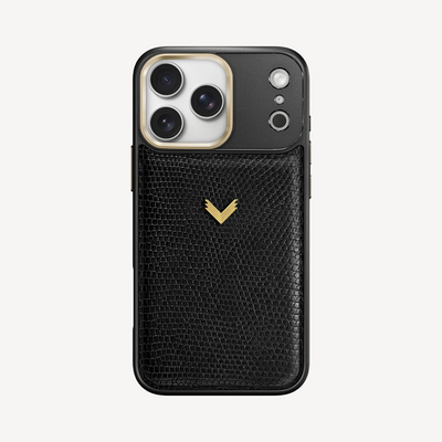 iPhone 17 Pro Phone Case, Iguana Leather