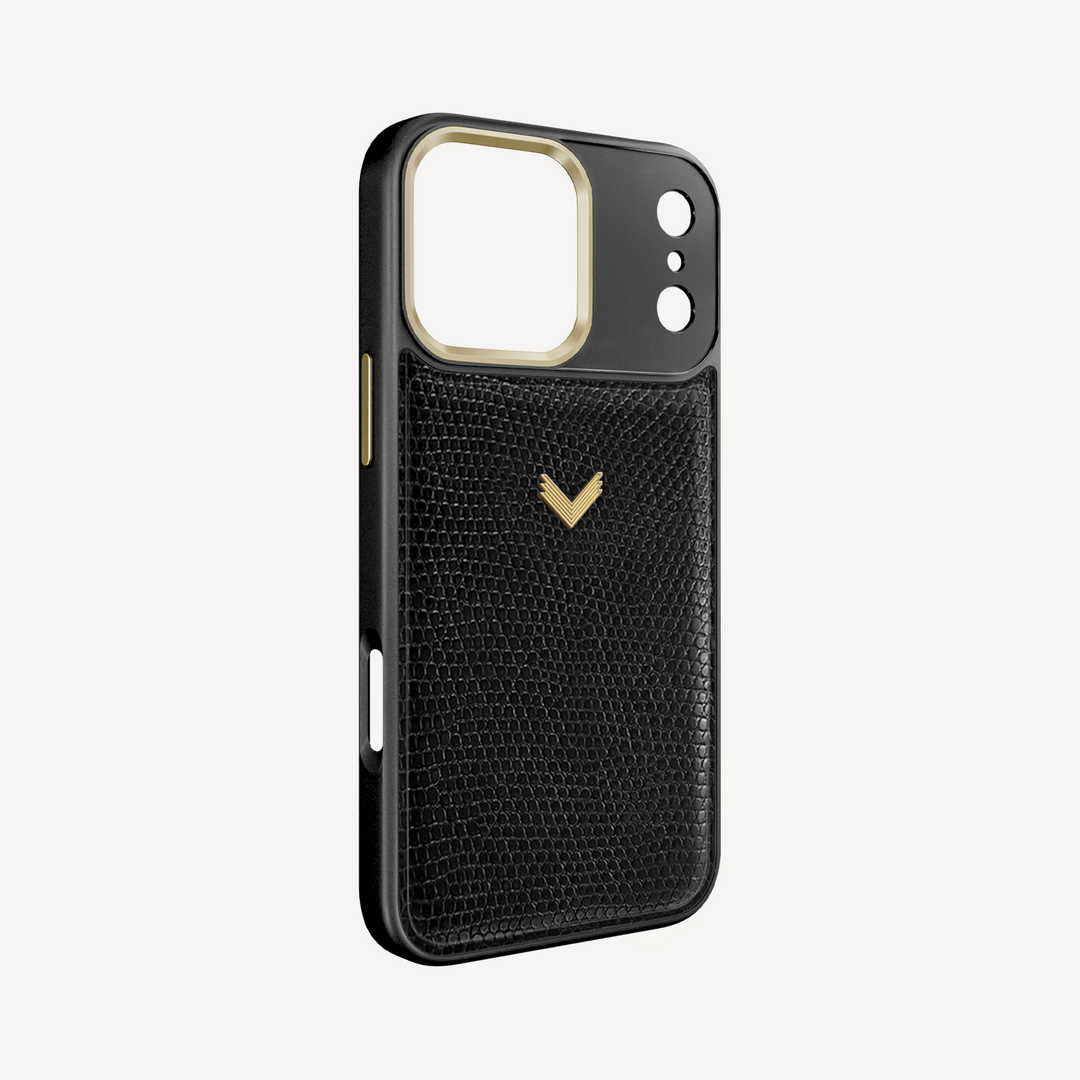 iPhone 17 Pro Phone Case, Iguana Leather