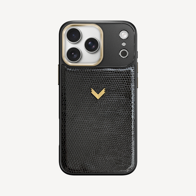iPhone 17 Pro Phone Case, Iguana Leather