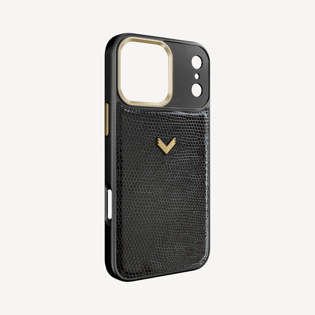 iPhone 17 Pro Phone Case, Iguana Leather