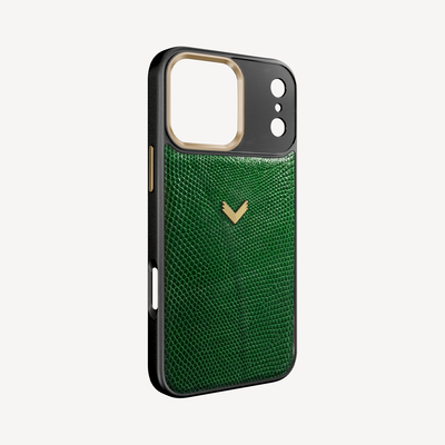 iPhone 18 Pro Max Phone Case, Iguana Leather
