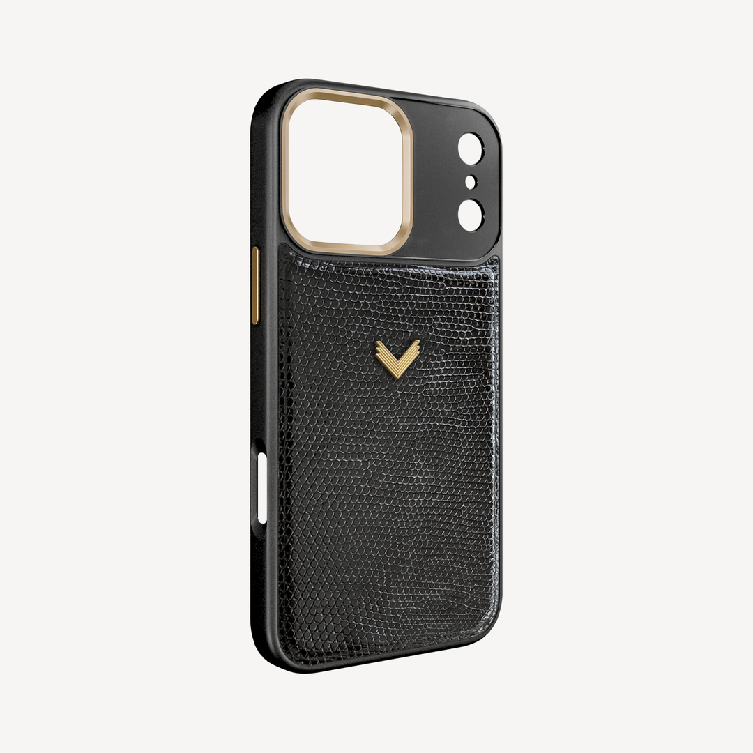 iPhone 18 Pro Max Phone Case, Iguana Leather