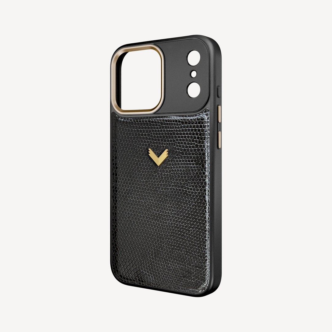 iPhone 18 Pro Max Phone Case, Iguana Leather