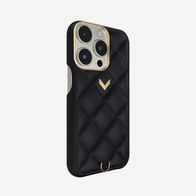 iPhone 15 Pro Phone Case, Calf Leather