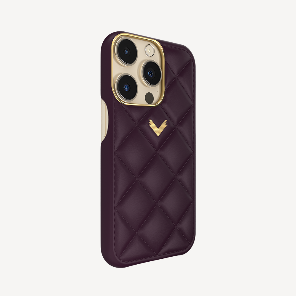 iPhone 13 Pro Phone Case, Calf Leather