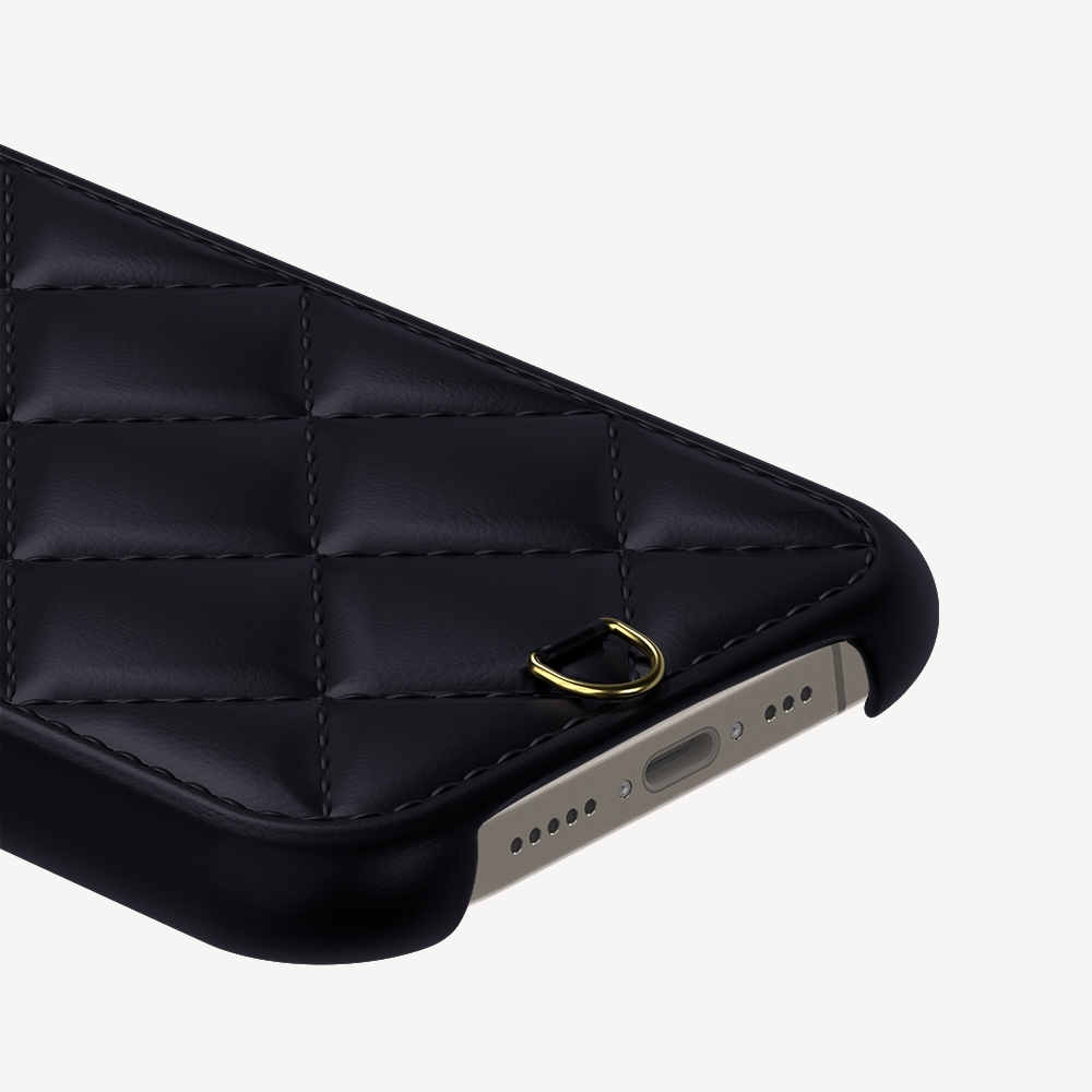 iPhone 15 Pro Phone Case, Calf Leather