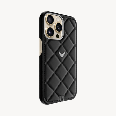 iPhone 14 Pro Phone Case, Calf Leather