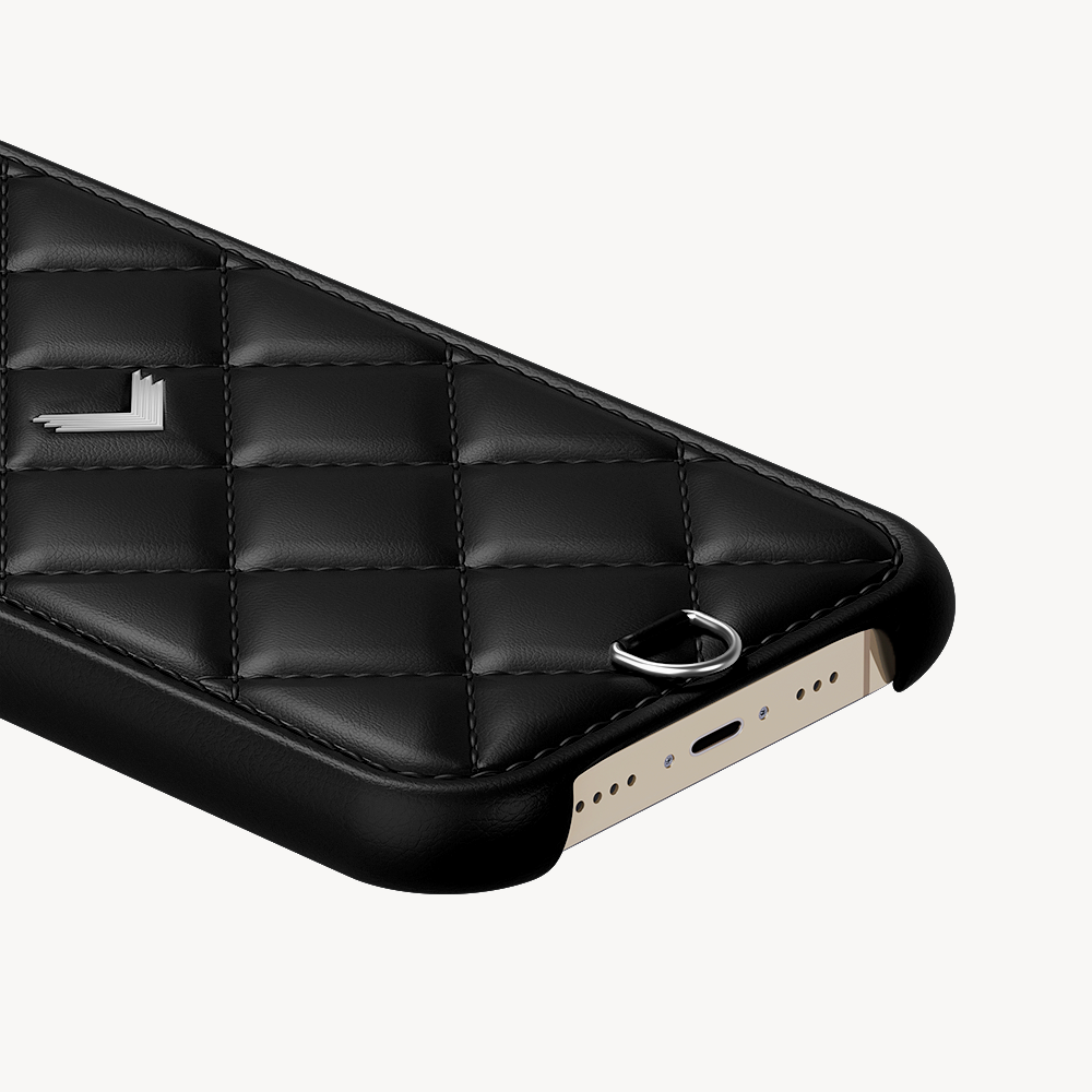 iPhone 14 Pro Phone Case, Calf Leather