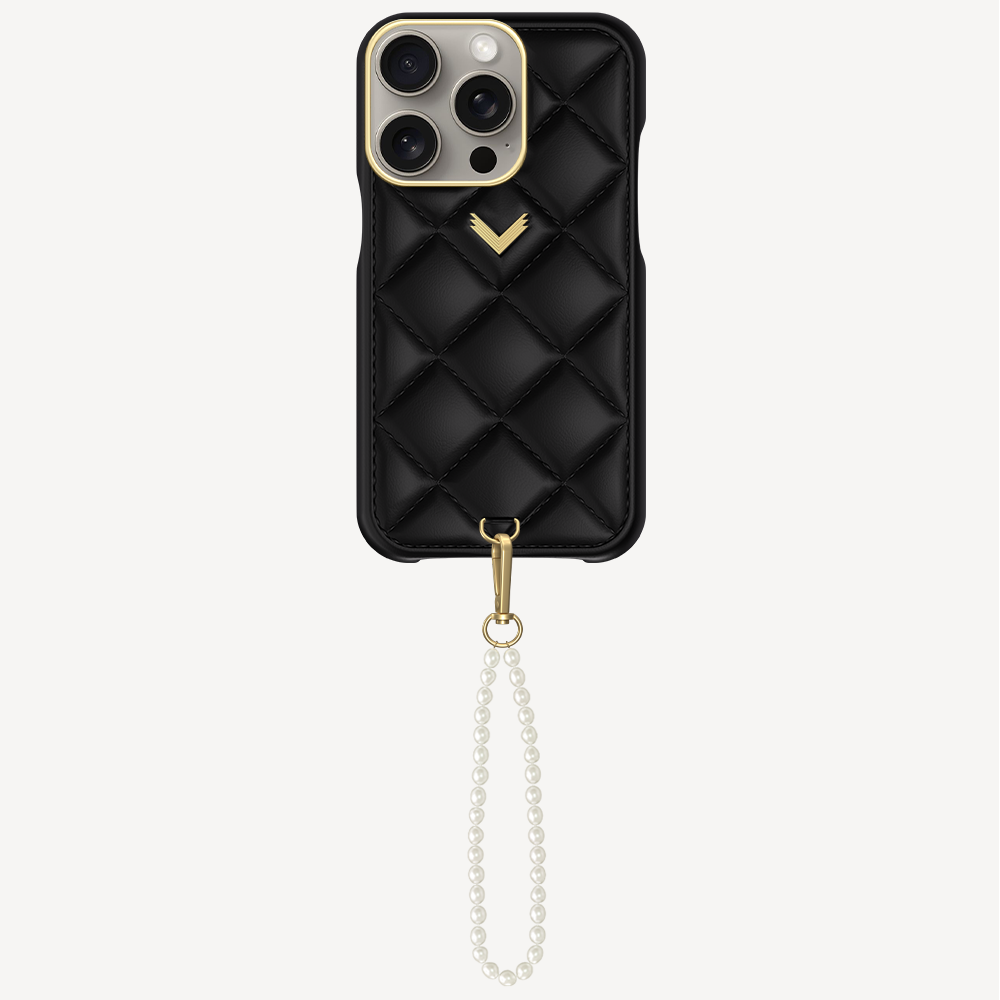 iPhone 15 Pro Phone Case, Calf Leather