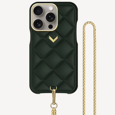 iPhone 15 Pro Phone Case, Calf Leather