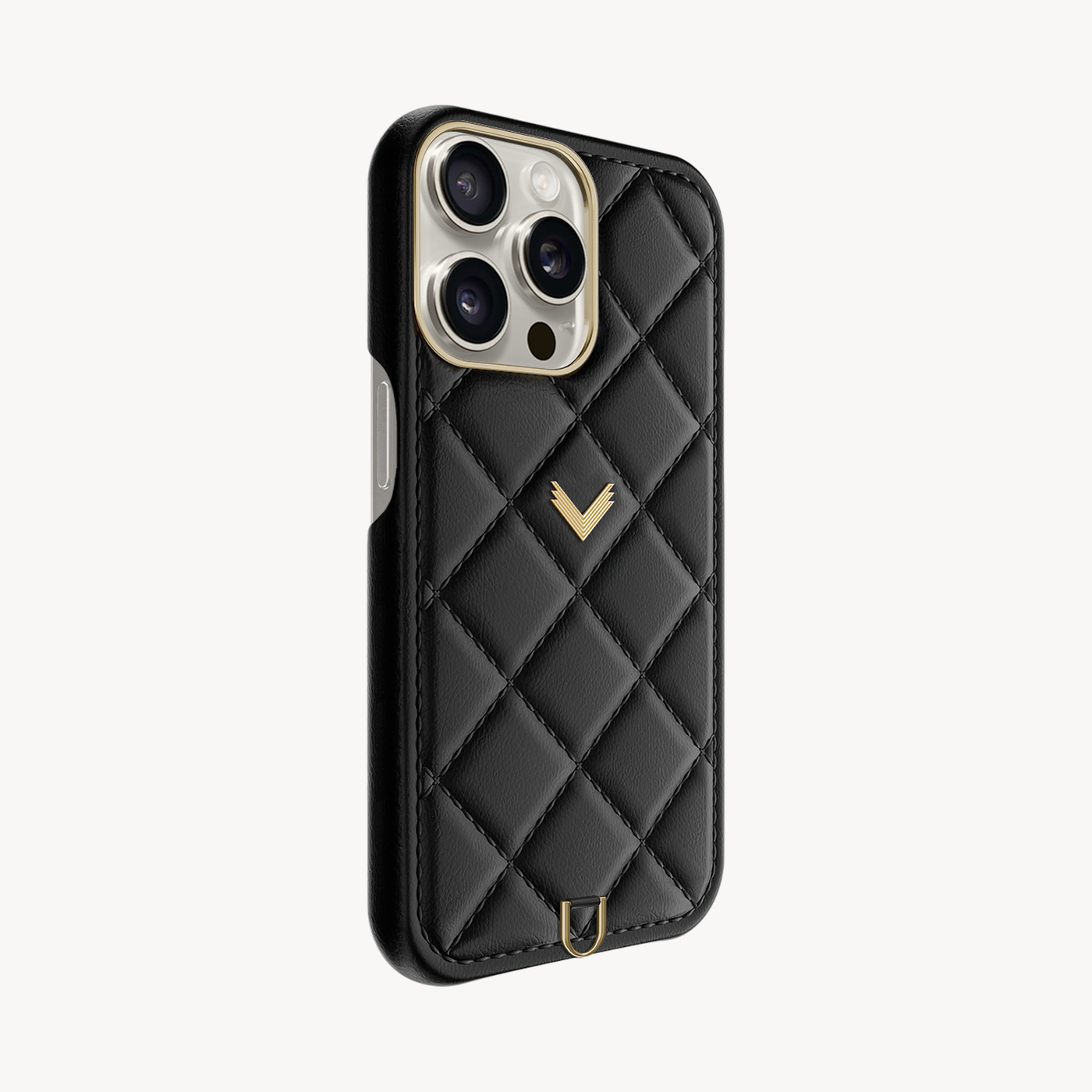 iPhone 15 Pro Phone Case, Calf Leather