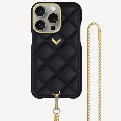 iPhone 15 Pro Phone Case, Calf Leather