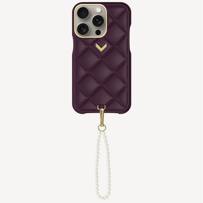 iPhone 15 Pro Phone Case, Calf Leather