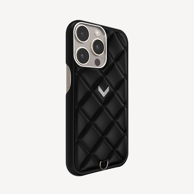 iPhone 15 Pro Max Phone Case, Calf Leather