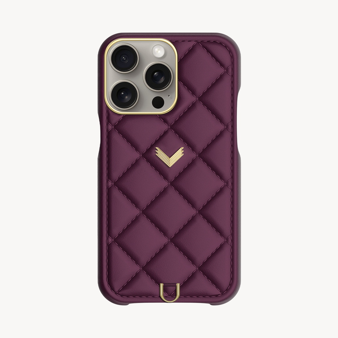 iPhone 15 Pro Max Phone Case, Calf Leather