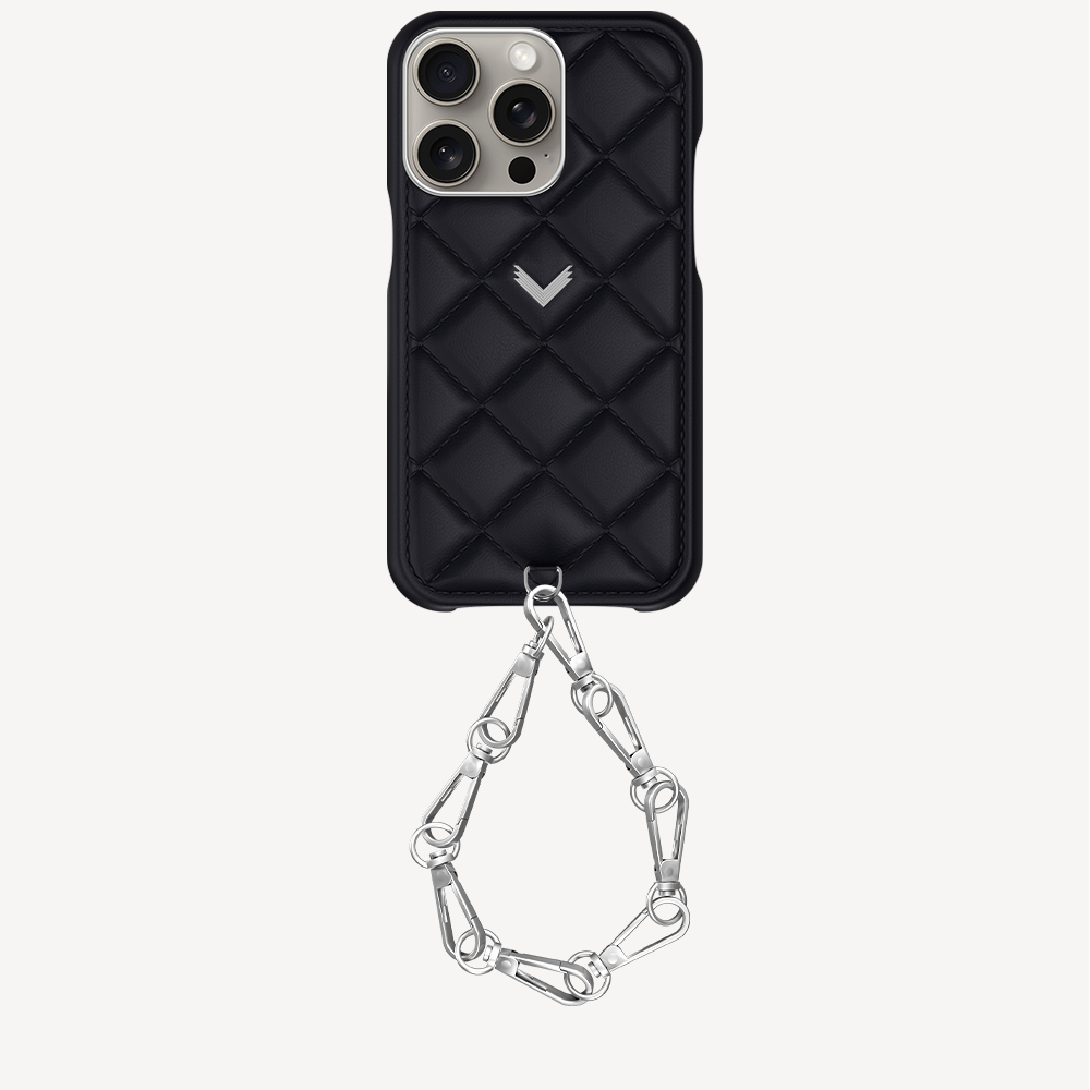 iPhone 15 Pro Max Phone Case, Calf Leather