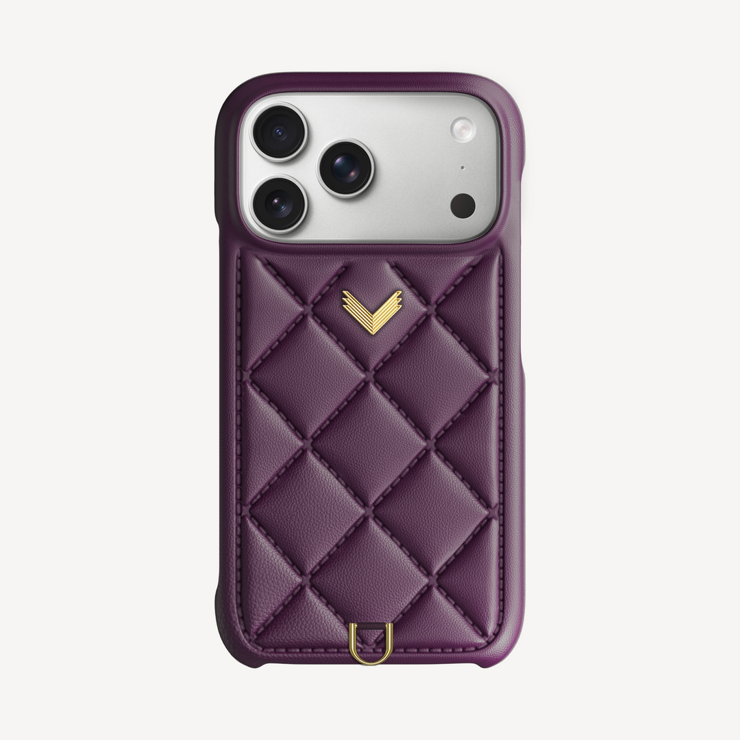 iPhone 17 Pro Max Phone Case, Calf Leather