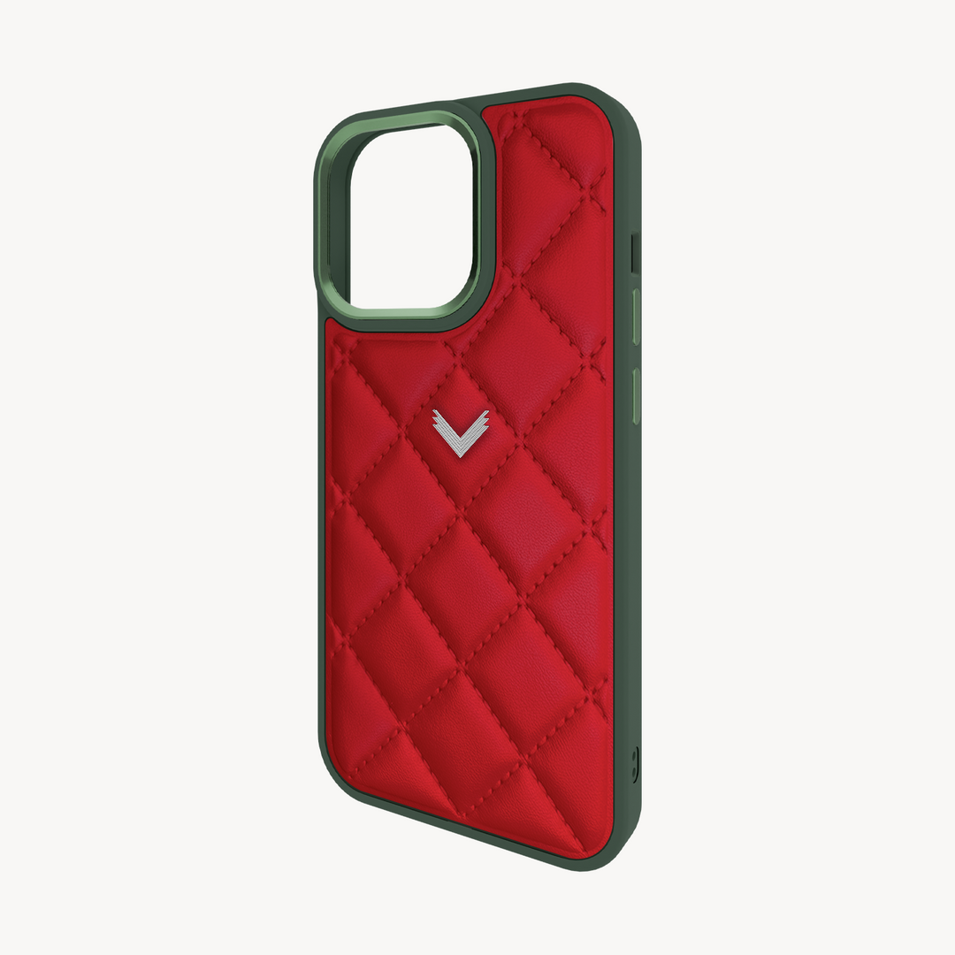iPhone 14 Pro Phone Case, Calf Leather