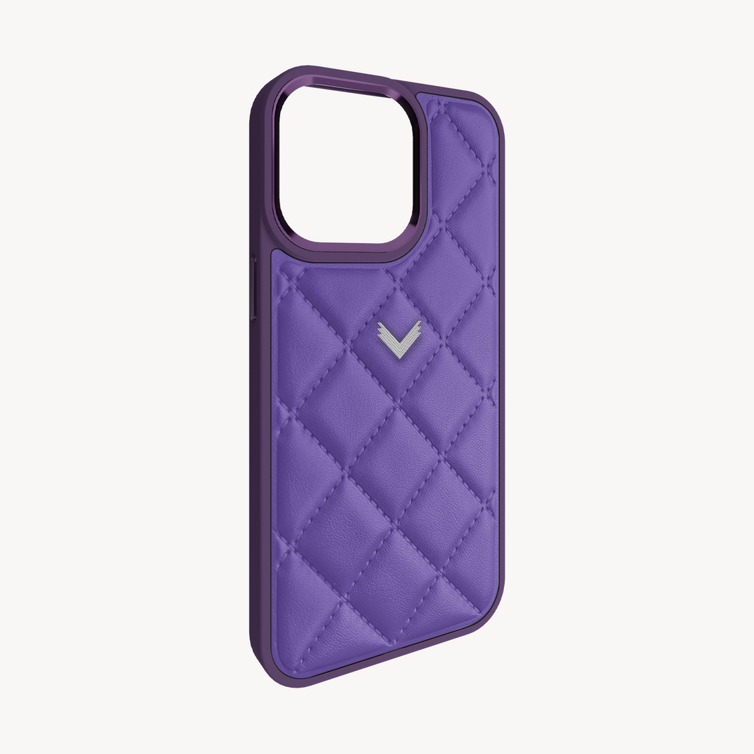 iPhone 14 Pro Phone Case, Calf Leather