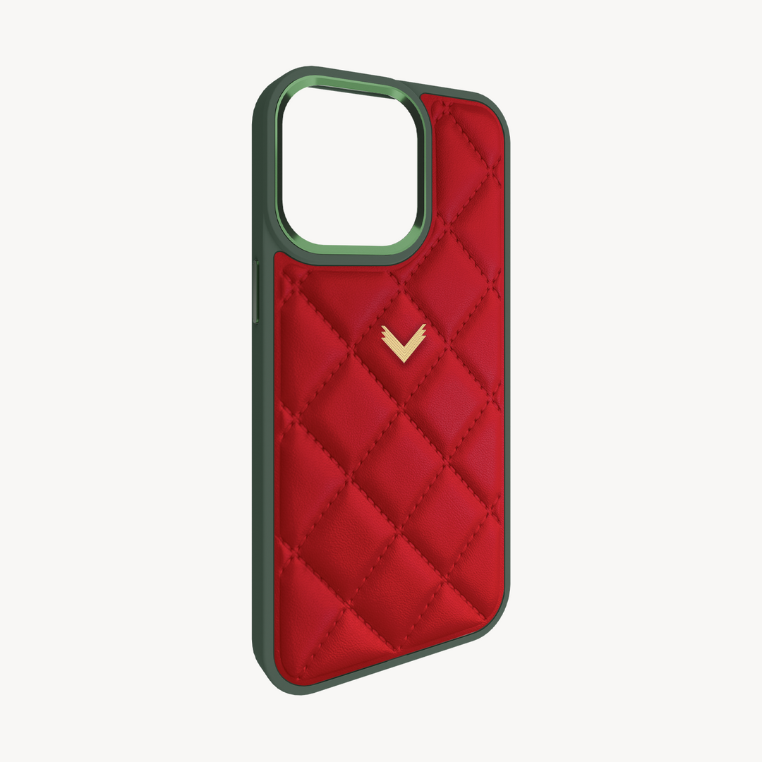 iPhone 14 Pro Max Phone Case, Calf Leather