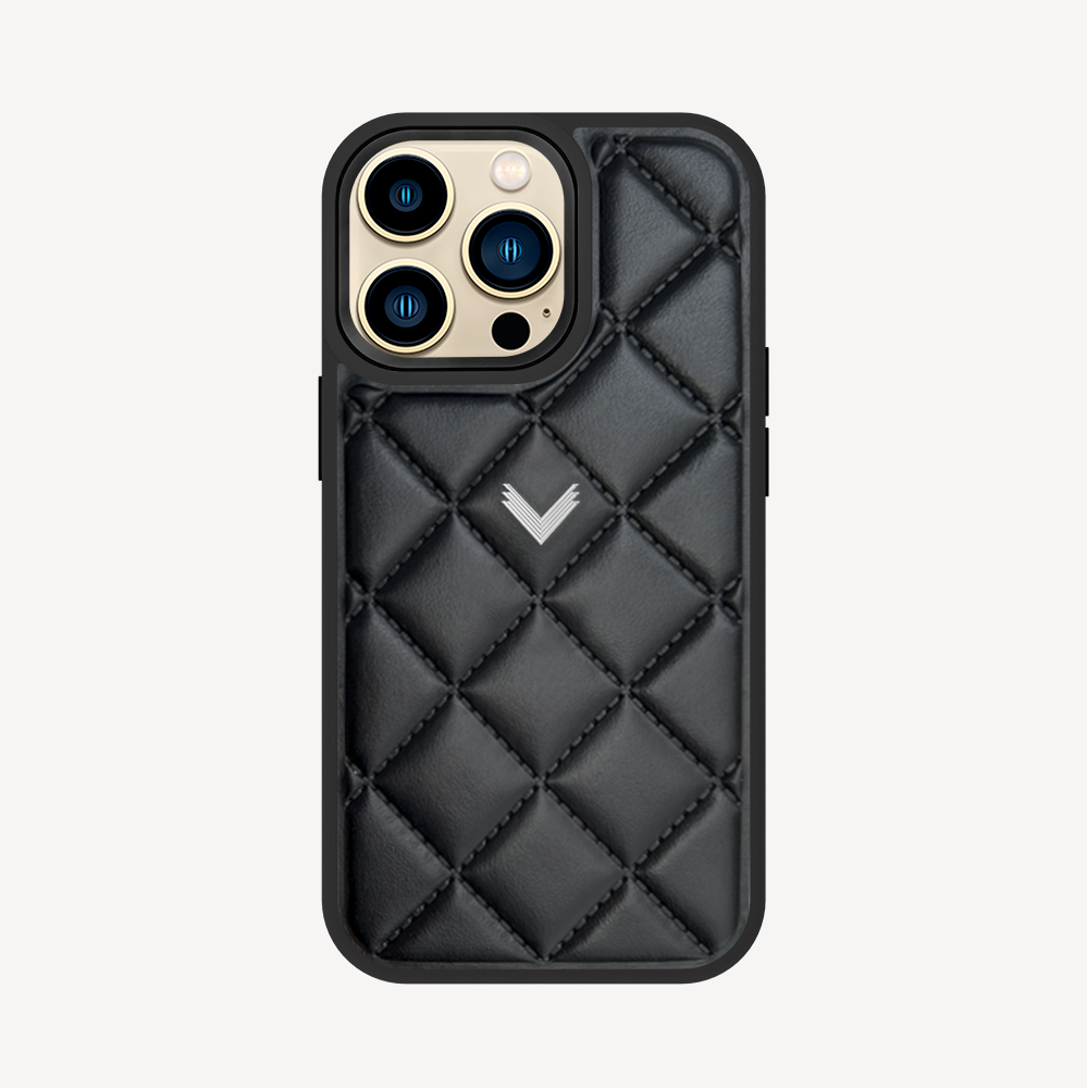 iPhone 13 Pro Max Phone Case, Calf Leather