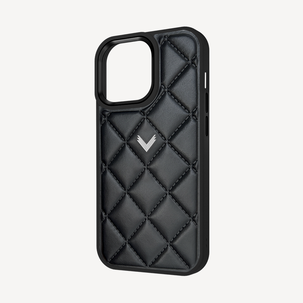 iPhone 14 Pro Max Phone Case, Calf Leather