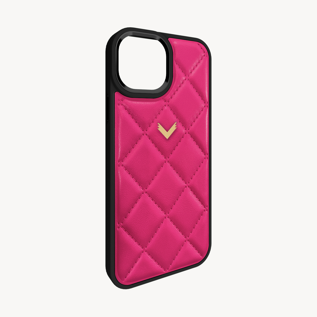 iPhone 15 Plus Phone Case, Calf Leather