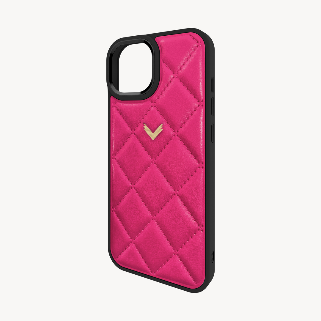 iPhone 15 Plus Phone Case, Calf Leather