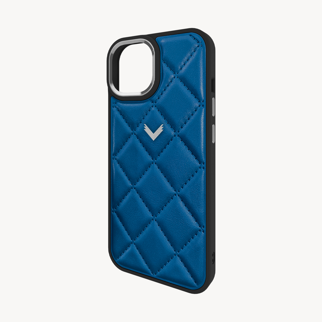 iPhone 15 Plus Phone Case, Calf Leather