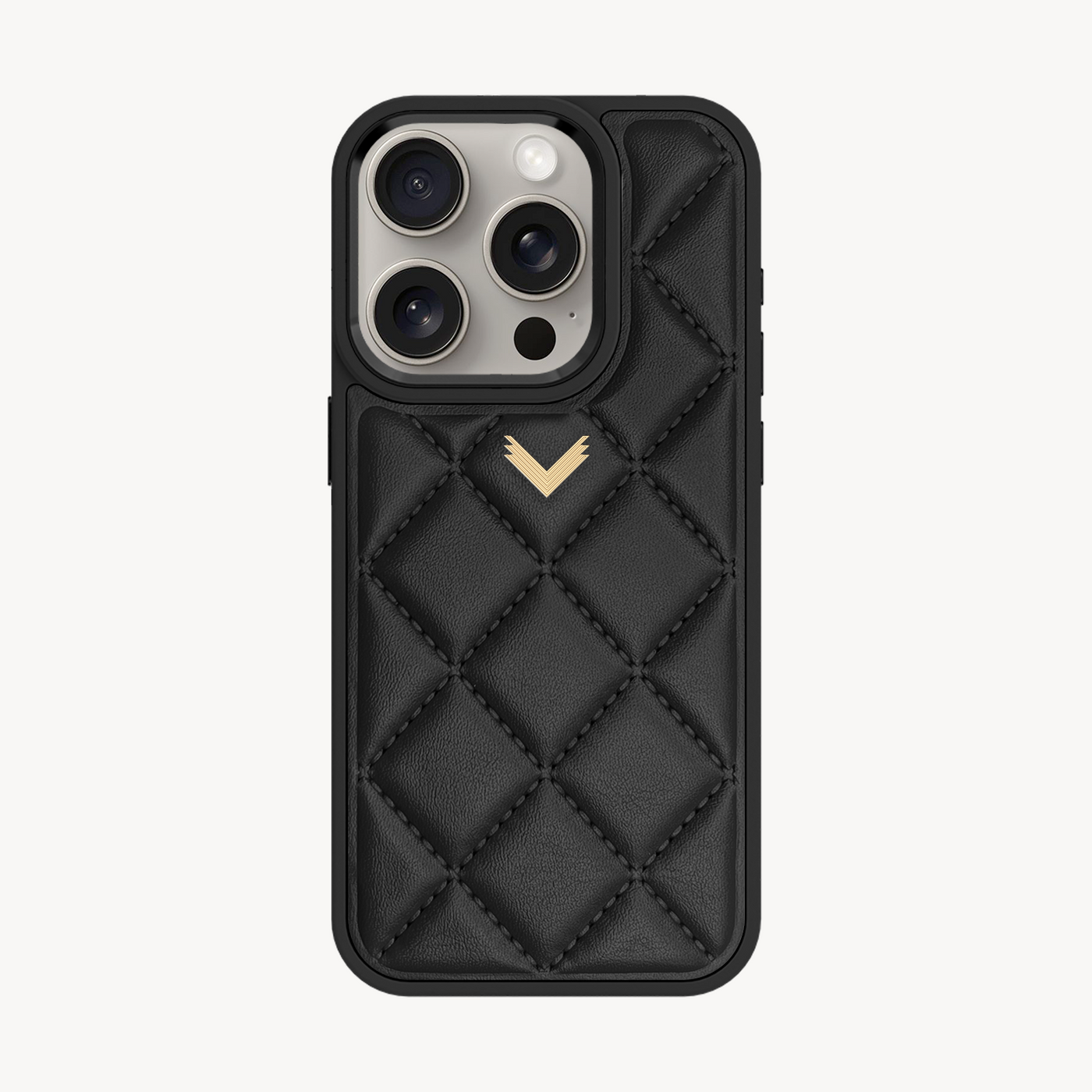 iPhone 15 Pro Phone Case, Calf Leather