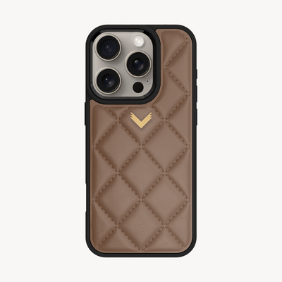 iPhone 15 Pro Phone Case, Calf Leather