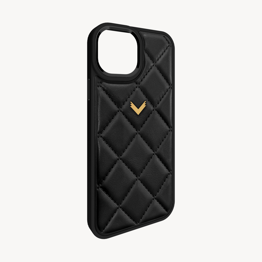 iPhone 15 Phone Case, Calf Leather