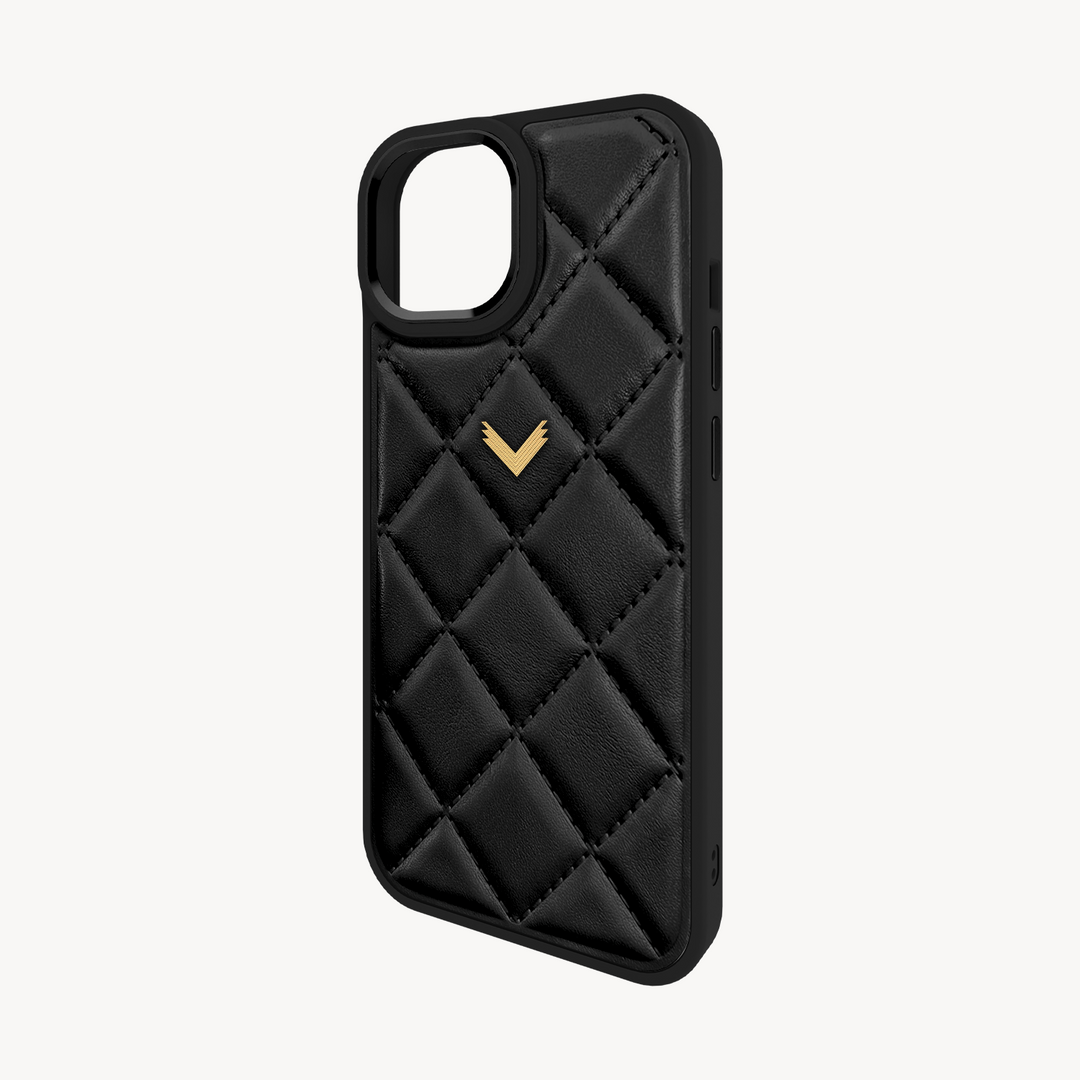 iPhone 15 Phone Case, Calf Leather
