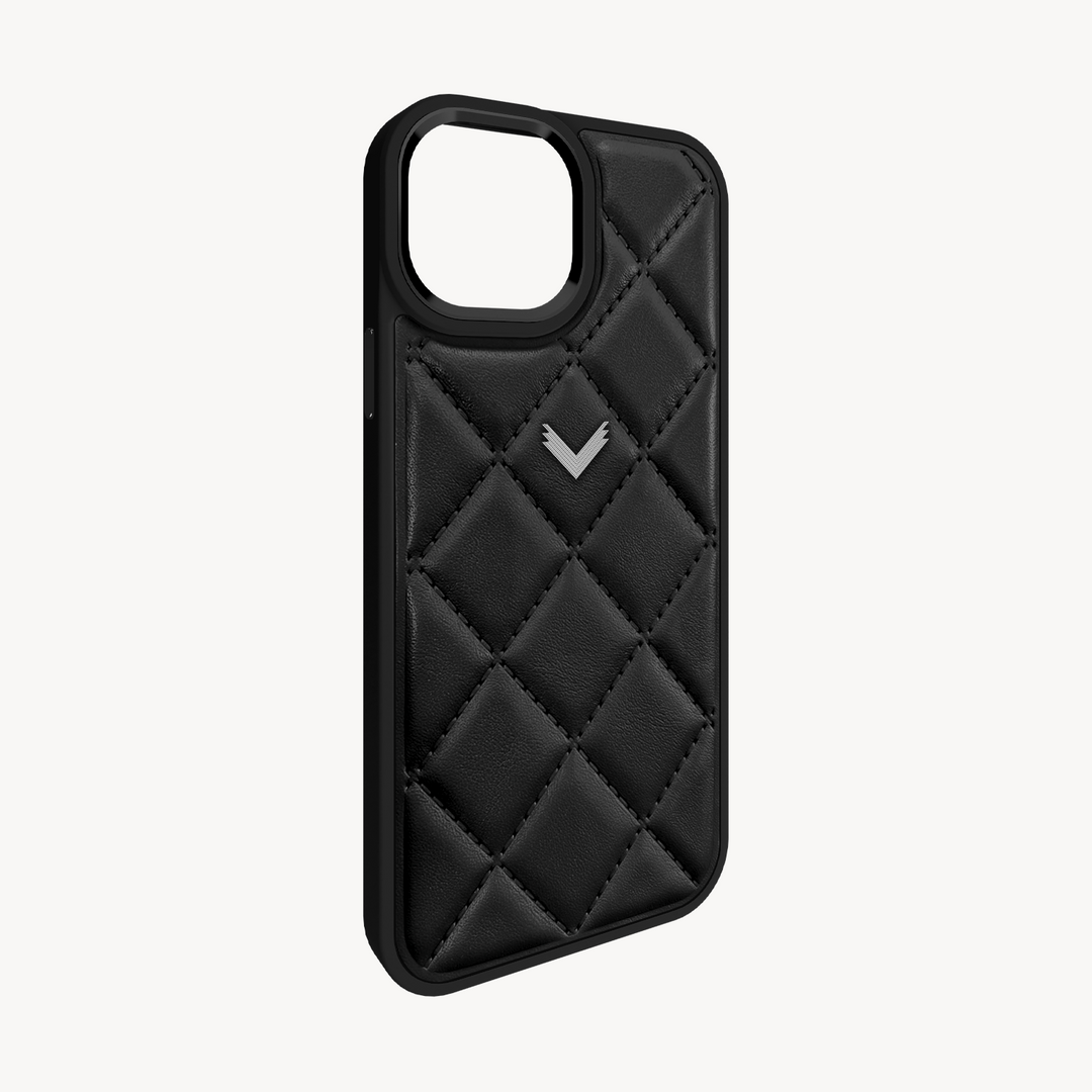 iPhone 15 Plus Phone Case, Calf Leather