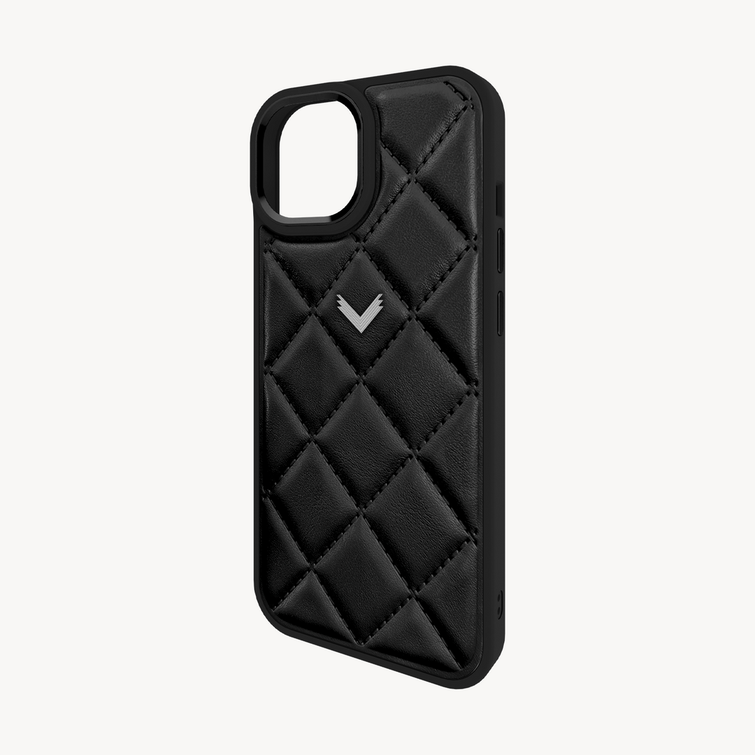 iPhone 15 Phone Case, Calf Leather