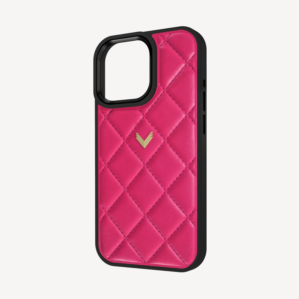 iPhone 15 Pro Phone Case, Calf Leather