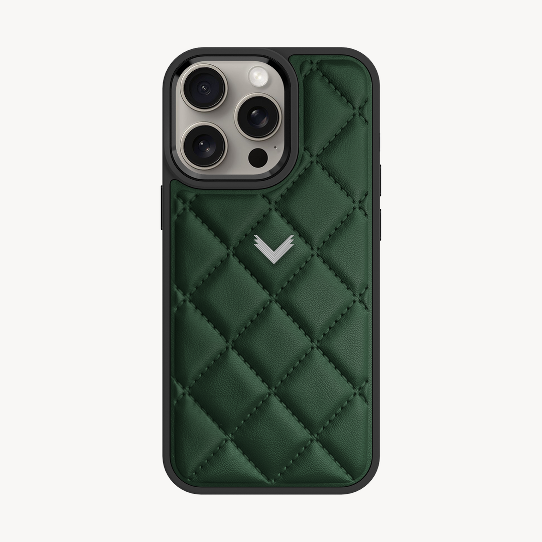 iPhone 15 Pro Max Phone Case, Calf Leather