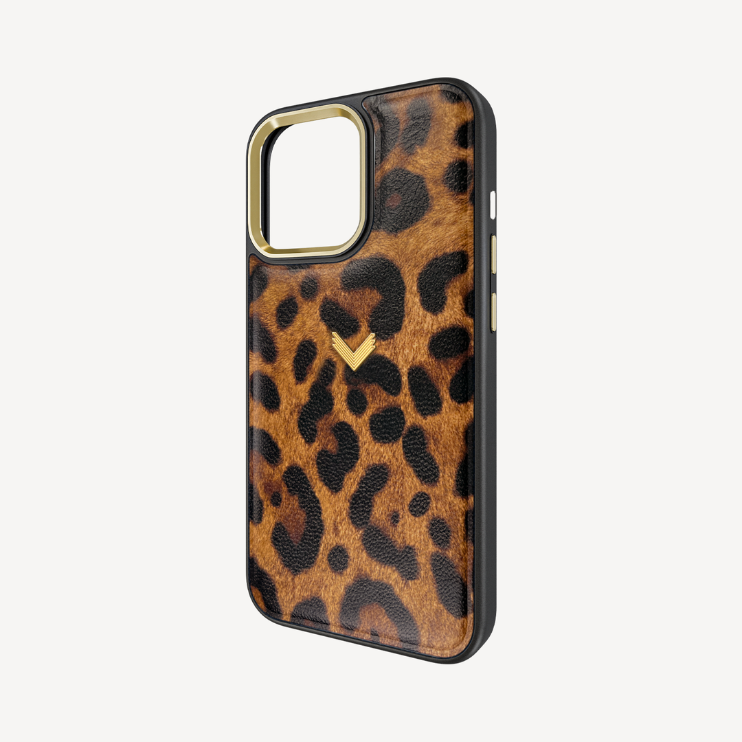 iPhone 13 Pro Max Phone Case, Goat Leather