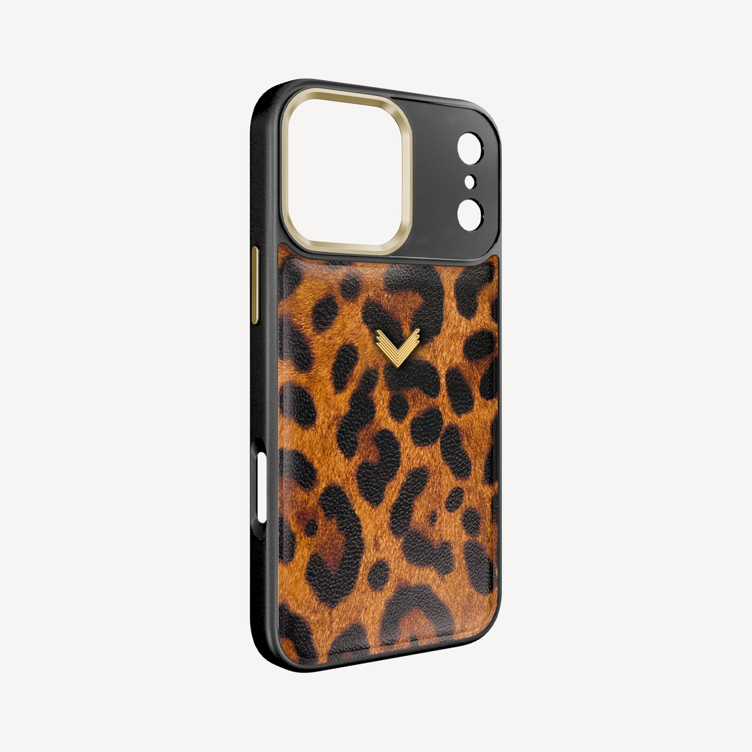 iPhone 17 Pro Phone Case, Goat Leather