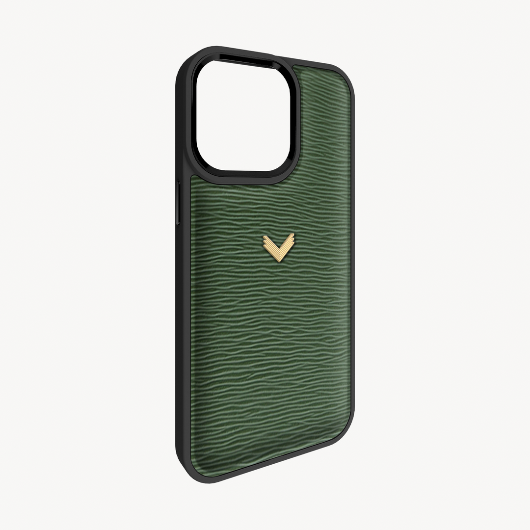 iPhone 14 Pro Phone Case, Calf Leather
