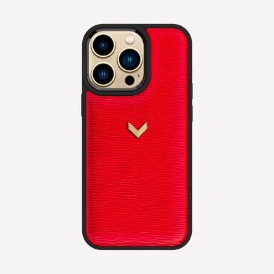 iPhone 14 Pro Phone Case, Calf Leather