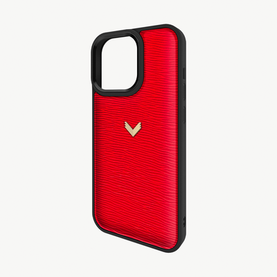 iPhone 14 Pro Phone Case, Calf Leather