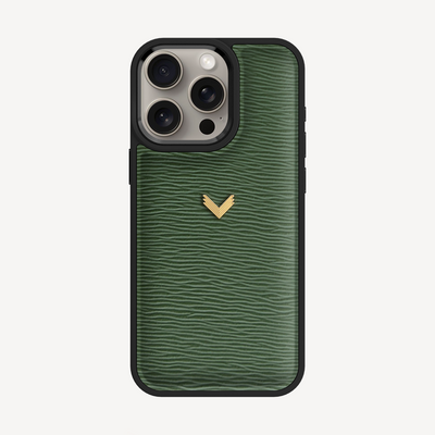 iPhone 15 Pro Phone Case, Calf Leather