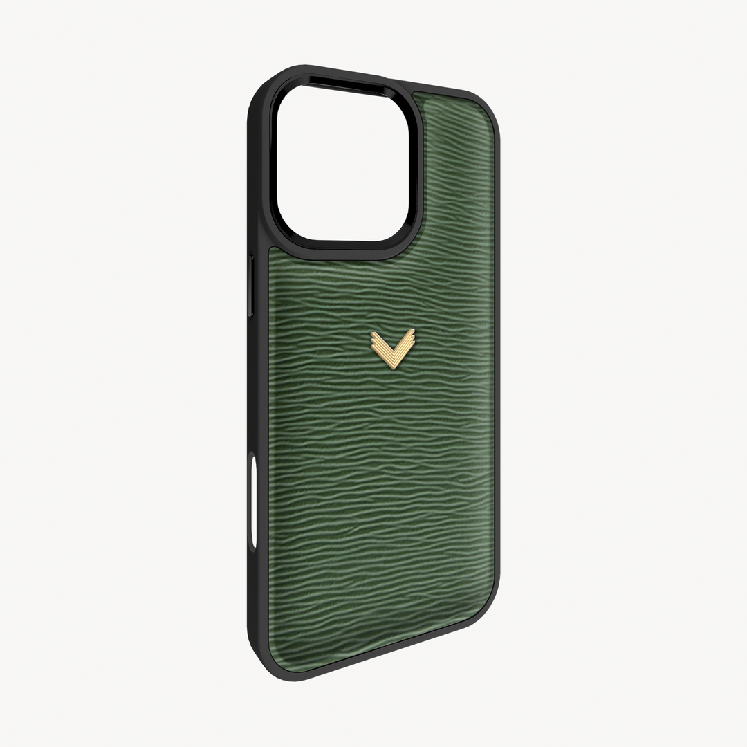 iPhone 16 Pro Max Phone Case, Calf Leather