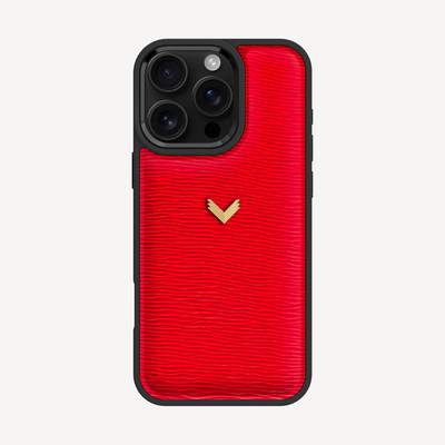 iPhone 16 Pro Max Phone Case, Calf Leather